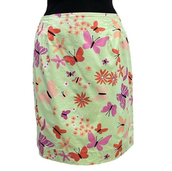 Lilly Pulitzer Dresses & Skirts - Lilly Pulitzer Butterfly Print Skirt Sz 8